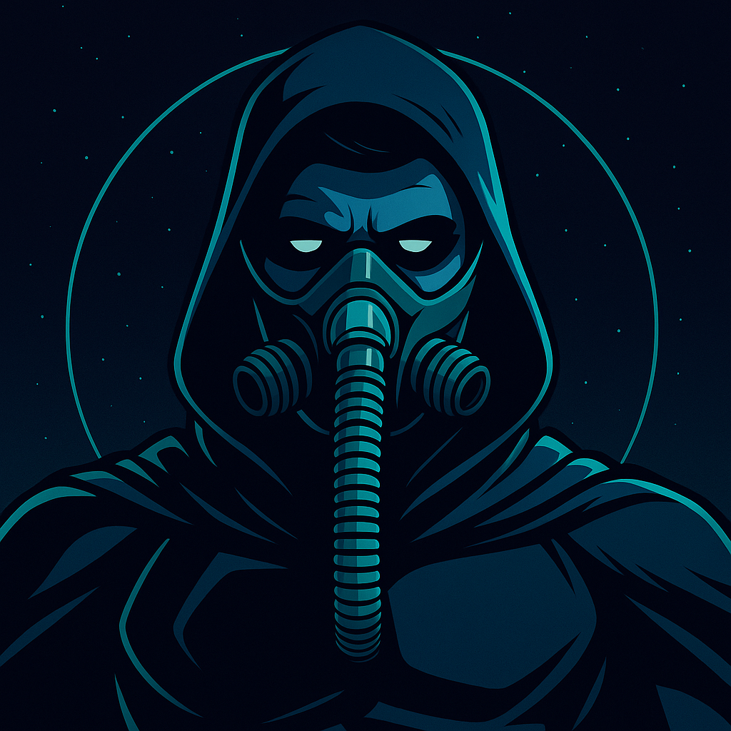 Futuristic hero mask