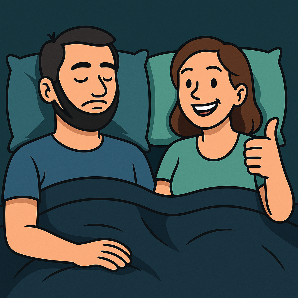 Couple thumbs up